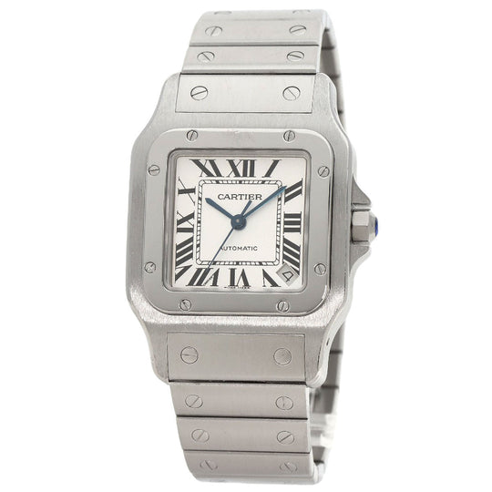 CARTIER Watches Mechanical Automatic W20098D6 Stainless Steel Silver Santos Galve XL Silver dial