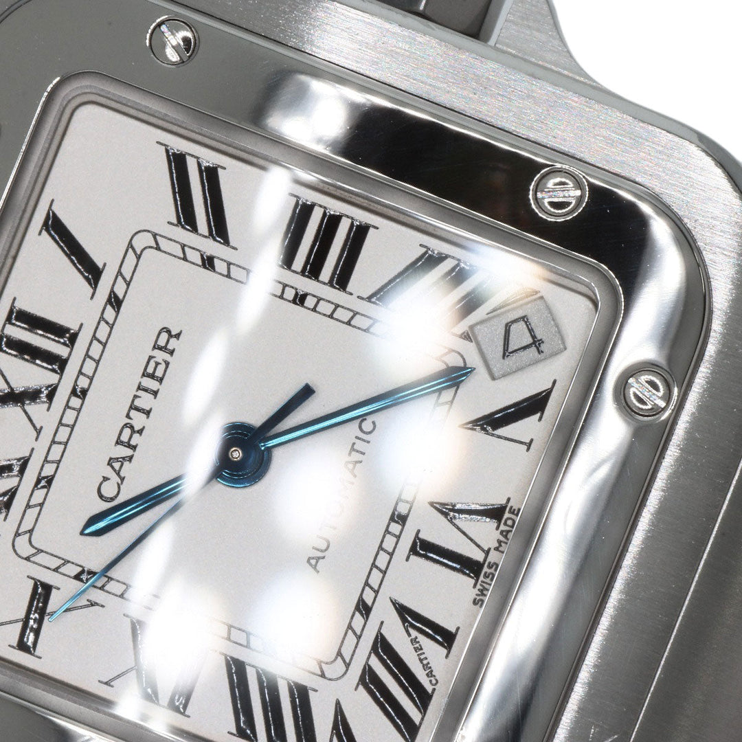 CARTIER Watches Mechanical Automatic W20098D6 Stainless Steel Silver Santos Galve XL Silver dial