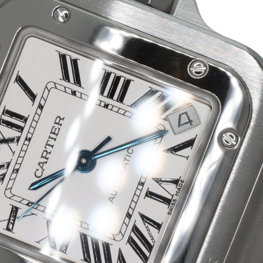 CARTIER Watches Mechanical Automatic W20098D6 Stainless Steel Silver Santos Galve XL Silver dial