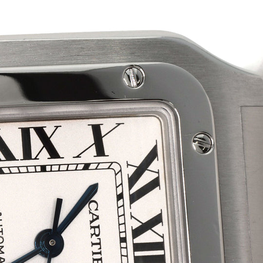 CARTIER Watches Mechanical Automatic W20098D6 Stainless Steel Silver Santos Galve XL Silver dial