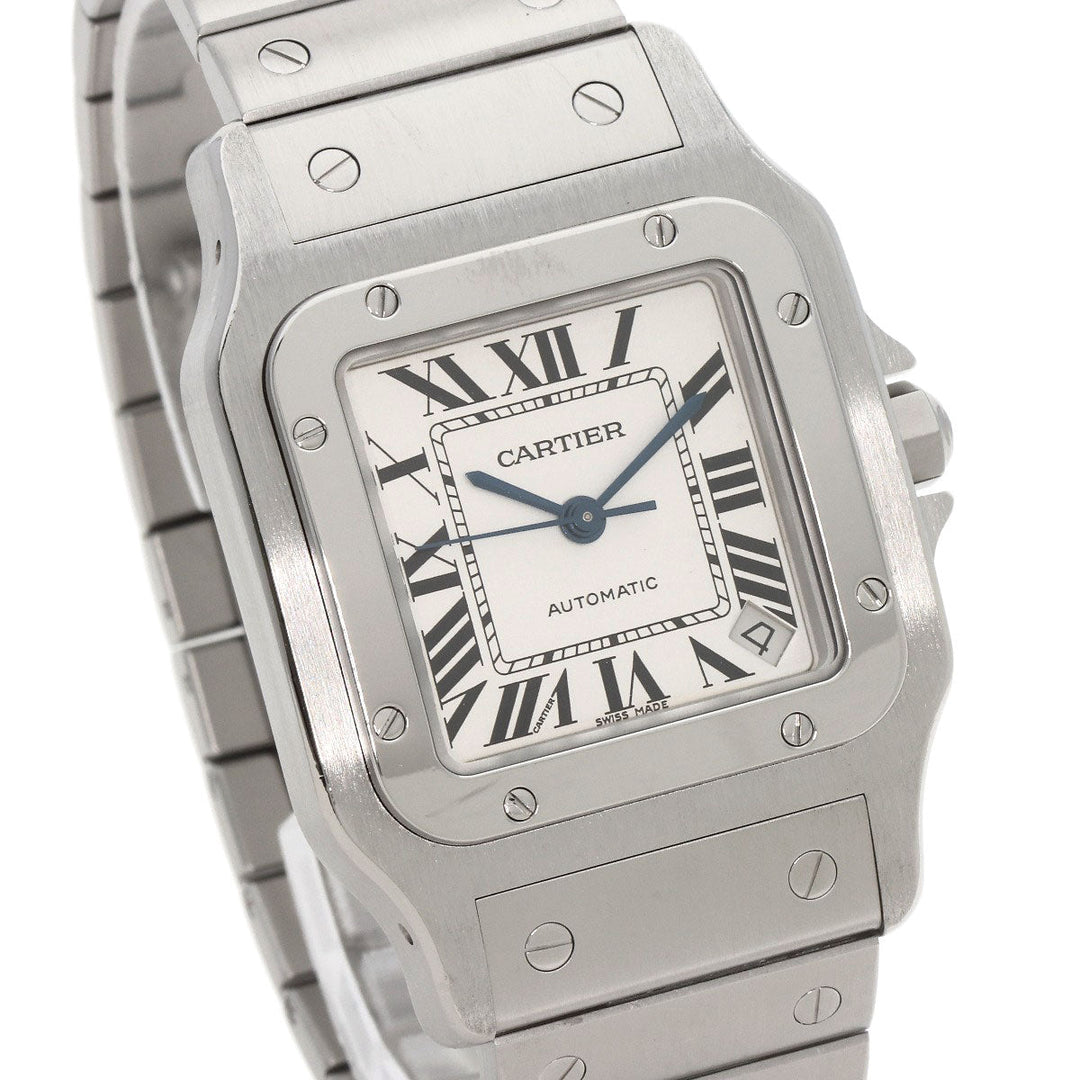 CARTIER Watches Mechanical Automatic W20098D6 Stainless Steel Silver Santos Galve XL Silver dial