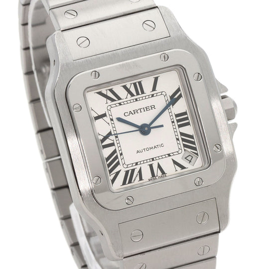 CARTIER Watches Mechanical Automatic W20098D6 Stainless Steel Silver Santos Galve XL Silver dial