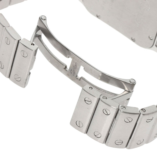 CARTIER Watches Mechanical Automatic W20098D6 Stainless Steel Silver Santos Galve XL Silver dial