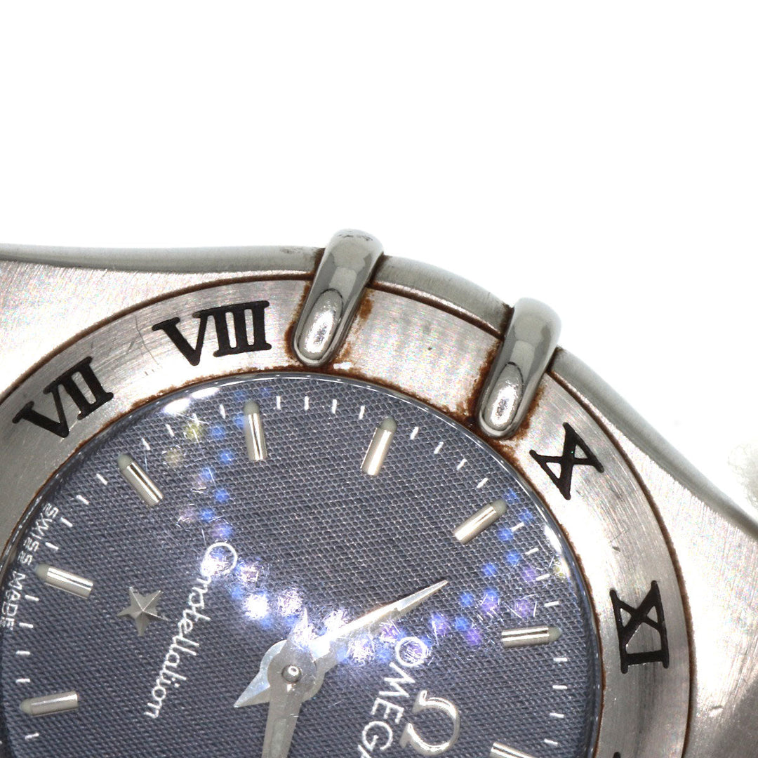 OMEGA Watches Quartz 1562.40 Stainless Steel , Stainless Steel Silver Constellation gray dial Women Used Authentic