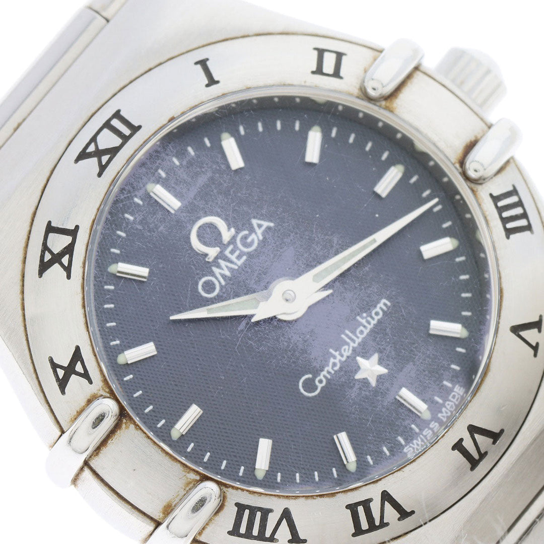 OMEGA Watches Quartz 1562.40 Stainless Steel , Stainless Steel Silver Constellation gray dial Women Used Authentic