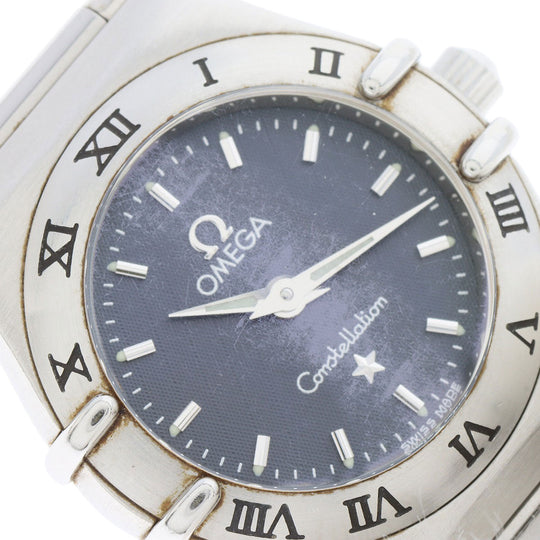 OMEGA Watches Quartz 1562.40 Stainless Steel , Stainless Steel Silver Constellation gray dial Women Used Authentic