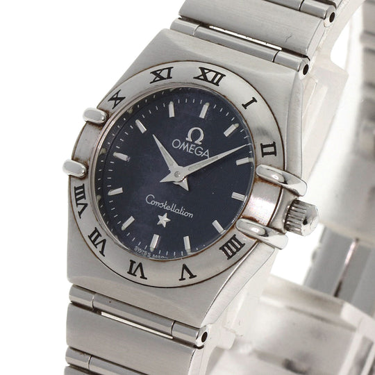 OMEGA Watches Quartz 1562.40 Stainless Steel , Stainless Steel Silver Constellation gray dial Women Used Authentic