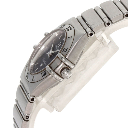 OMEGA Watches Quartz 1562.40 Stainless Steel , Stainless Steel Silver Constellation gray dial Women Used Authentic