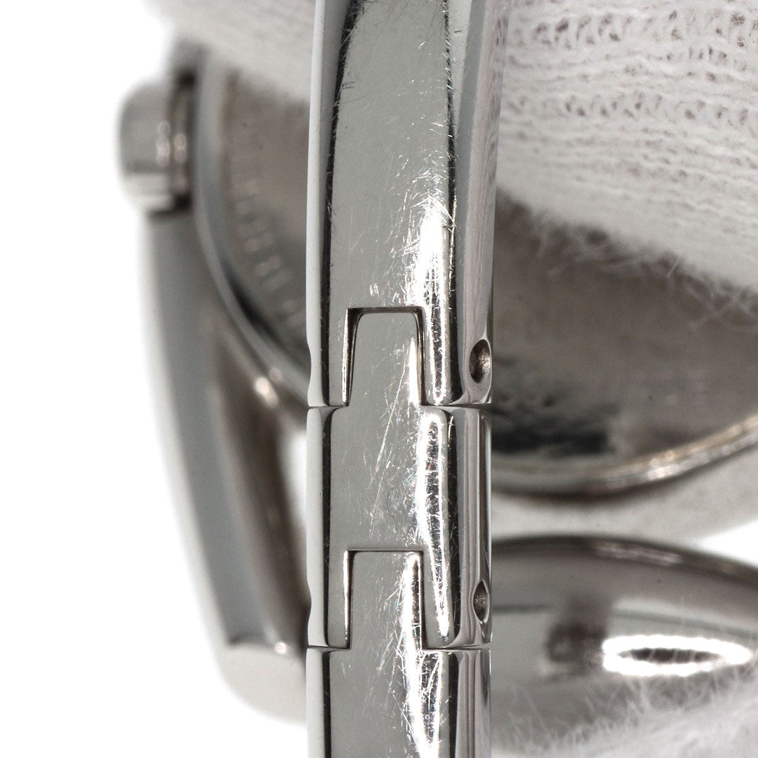 GUCCI Watches Quartz 139.5 Stainless Steel , Stainless Steel Silver Horsebit Black shell dial Women Used Authentic