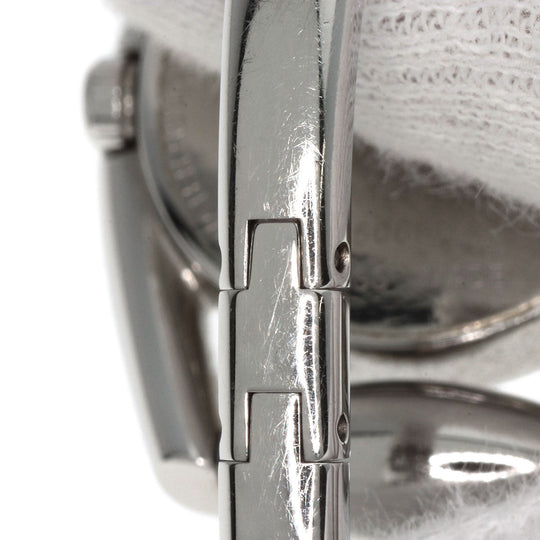 GUCCI Watches Quartz 139.5 Stainless Steel , Stainless Steel Silver Horsebit Black shell dial Women Used Authentic