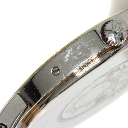 HERMES Watches Quartz Stainless Steel , SSxGP gold Clipper Old Belt cream dial mens Used Authentic