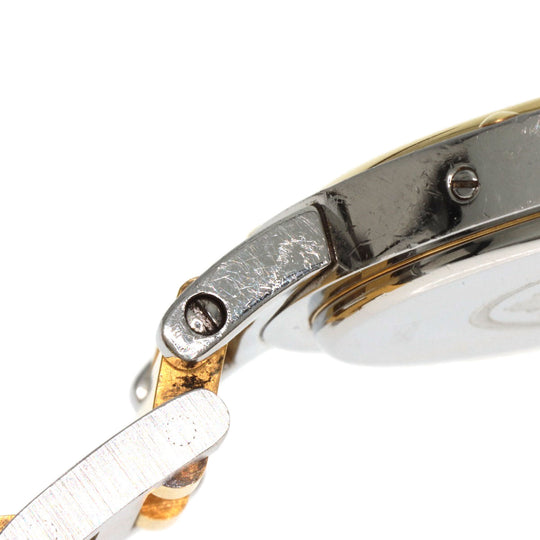 HERMES Watches Quartz Stainless Steel , SSxGP gold Clipper Old Belt cream dial mens Used Authentic
