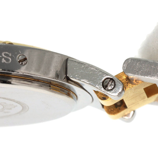 HERMES Watches Quartz Stainless Steel , SSxGP gold Clipper Old Belt cream dial mens Used Authentic