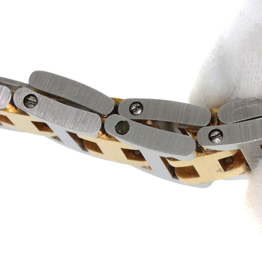 HERMES Watches Quartz Stainless Steel , SSxGP gold Clipper Old Belt cream dial mens Used Authentic