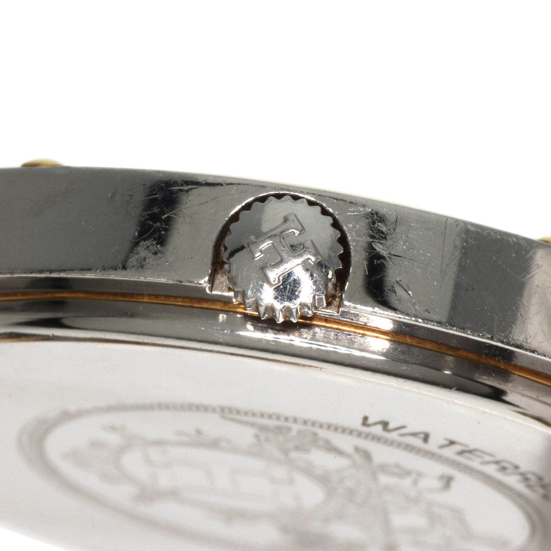 HERMES Watches Quartz Stainless Steel , SSxGP gold Clipper Old Belt cream dial mens Used Authentic