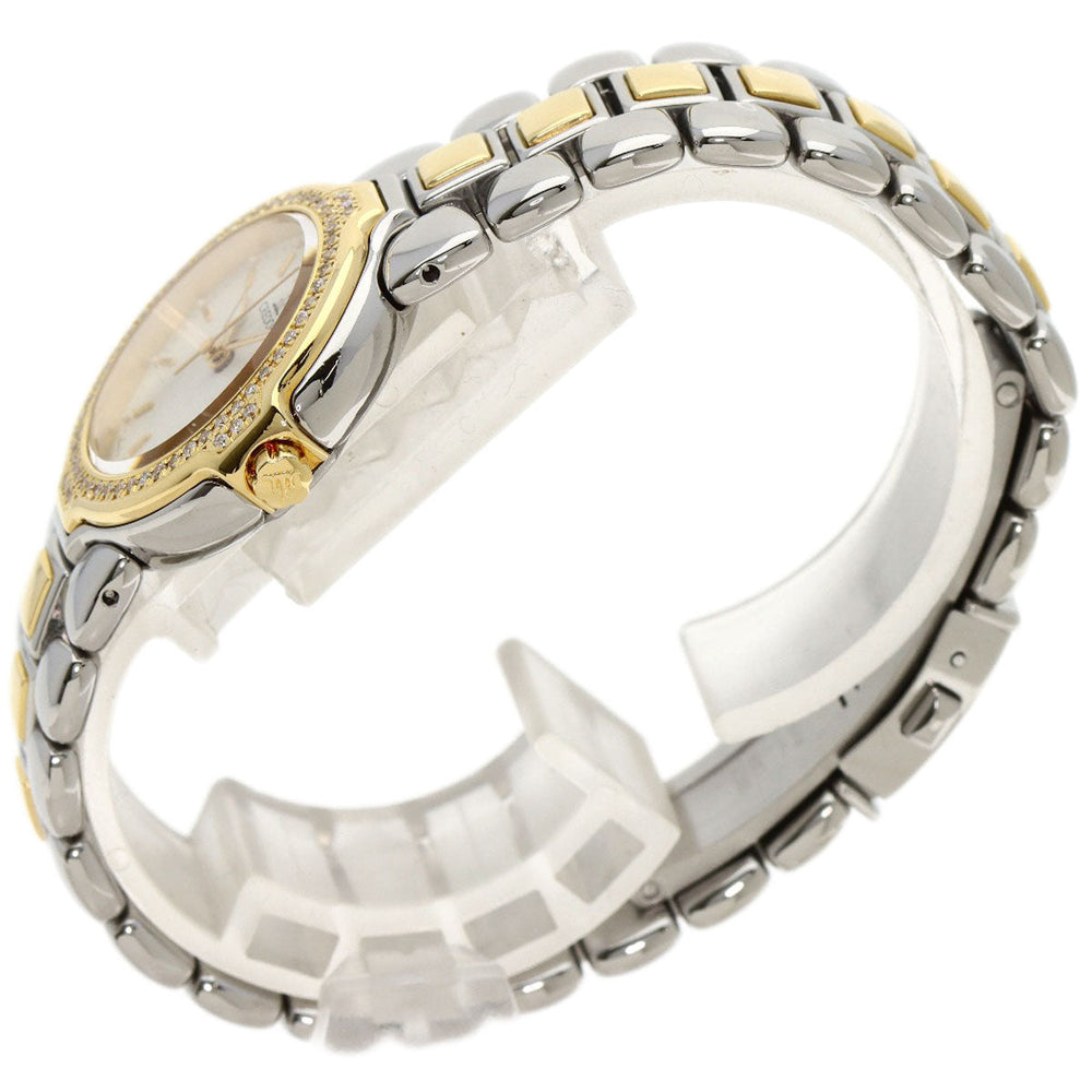 SEIKO Watches Quartz 4N71-0050 Stainless Steel, SSxK18YG, Diamond gold CREDOR Bezel Diamond Ivory dial Women Used Authentic