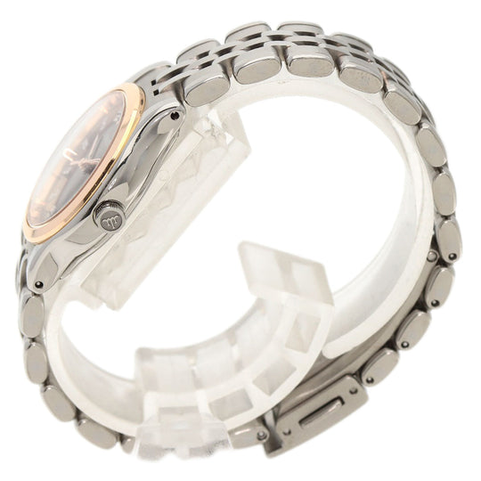 SEIKO Watches Quartz GSAS056 4J81-0AX0 Titanium, Titanium, K18PG Silver CREDOR 22P Diamond Brown shell dial Women Used Authentic