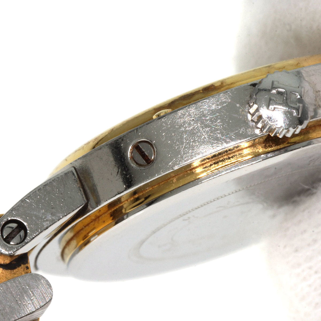HERMES Watches Quartz Stainless Steel , SSxGP gold Clipper Old Belt cream dial Women Used Authentic