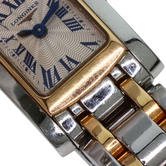 LONGINES Watches Quartz L5.158 Stainless Steel , SSxGP gold Dolce Vita Silver dial Women Used Authentic