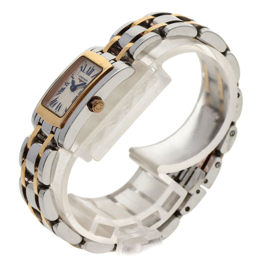 LONGINES Watches Quartz L5.158 Stainless Steel , SSxGP gold Dolce Vita Silver dial Women Used Authentic