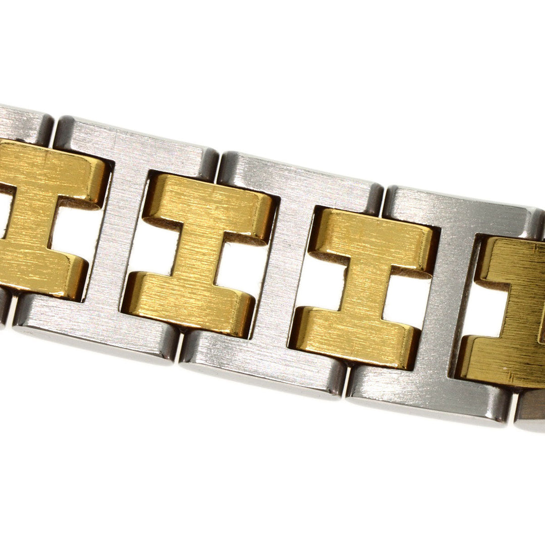 HERMES Watches Quartz CL4.220 Stainless Steel gold Clipper Old Belt Ivory dial