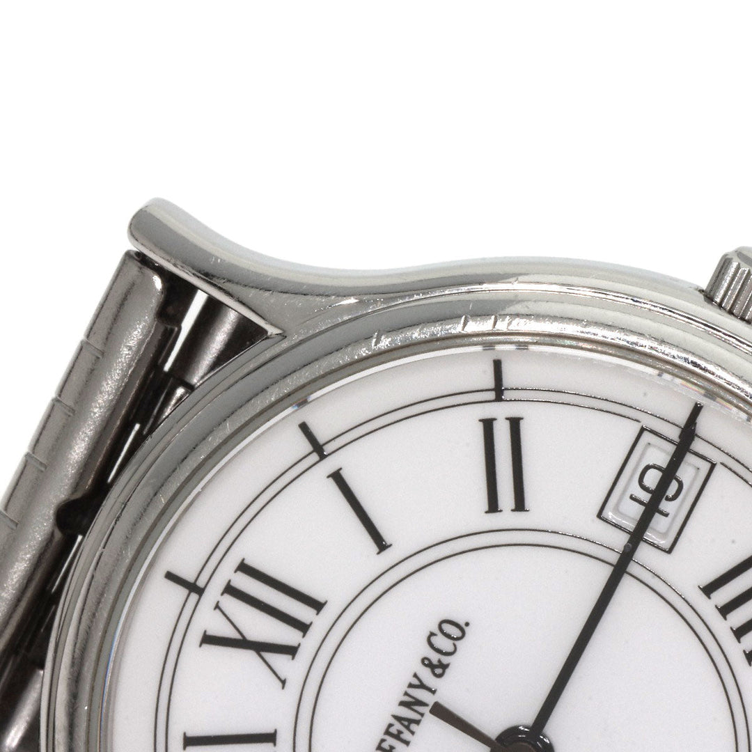 TIFFANY&Co. Watches Quartz Stainless Steel , Stainless Steel Silver Classic 1.3" white dial mens Used Authentic
