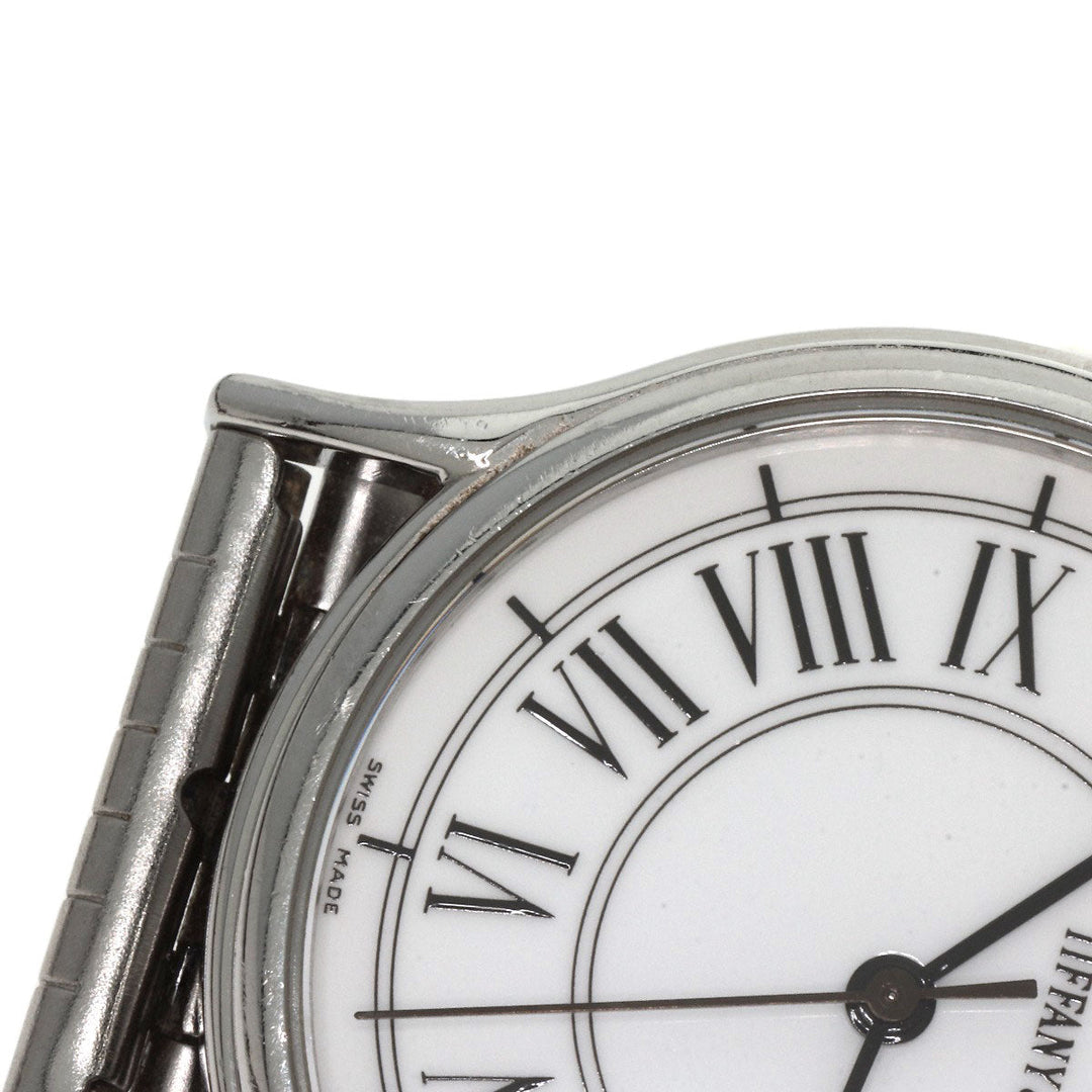 TIFFANY&Co. Watches Quartz Stainless Steel , Stainless Steel Silver Classic 1.3" white dial mens Used Authentic