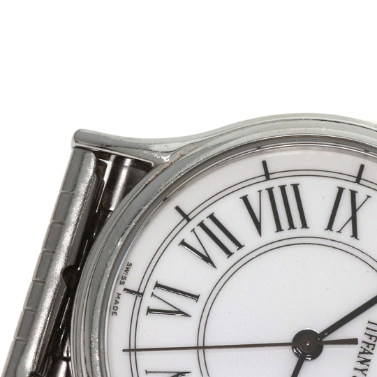 TIFFANY&Co. Watches Quartz Stainless Steel , Stainless Steel Silver Classic 1.3" white dial mens Used Authentic