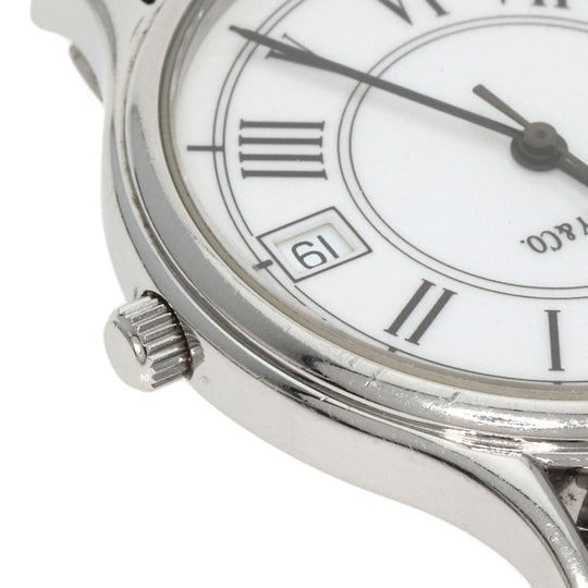 TIFFANY&Co. Watches Quartz Stainless Steel , Stainless Steel Silver Classic 1.3" white dial mens Used Authentic