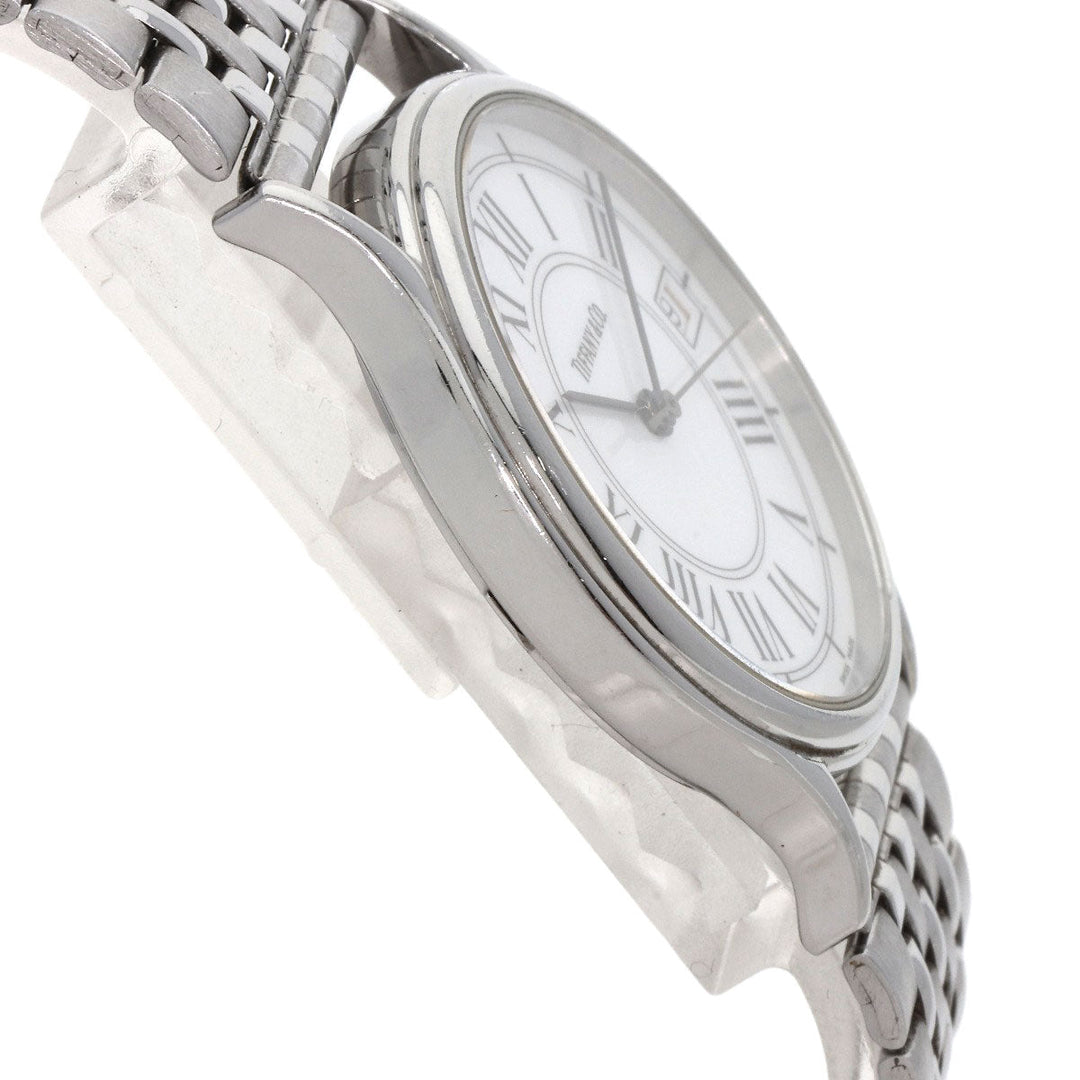 TIFFANY&Co. Watches Quartz Stainless Steel , Stainless Steel Silver Classic 1.3" white dial mens Used Authentic