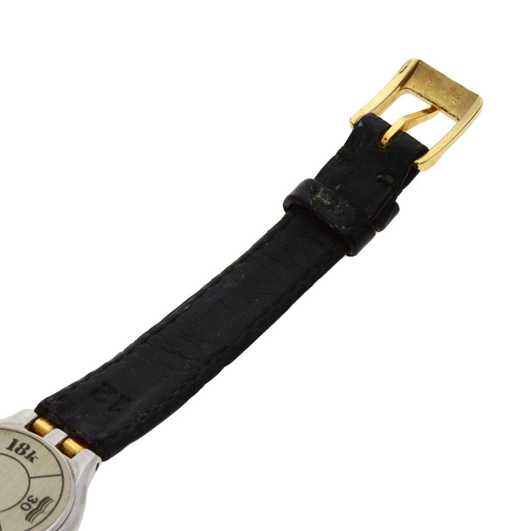 OMEGA Watches Quartz Stainless Steel, Leather Silver De Ville white dial Women Used Authentic