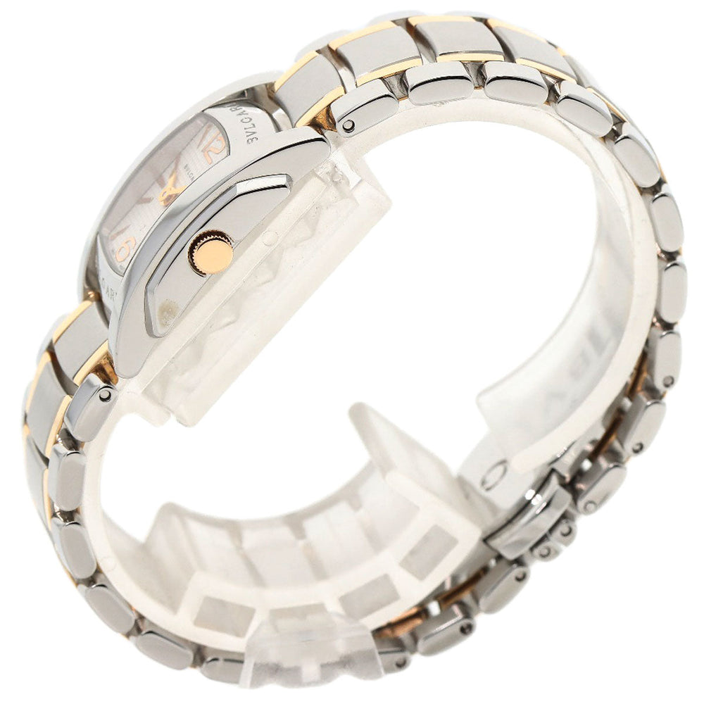 BVLGARI Watches Quartz AA26S Stainless Steel , SSxK18PG gold Assioma Ivory dial Women Used Authentic