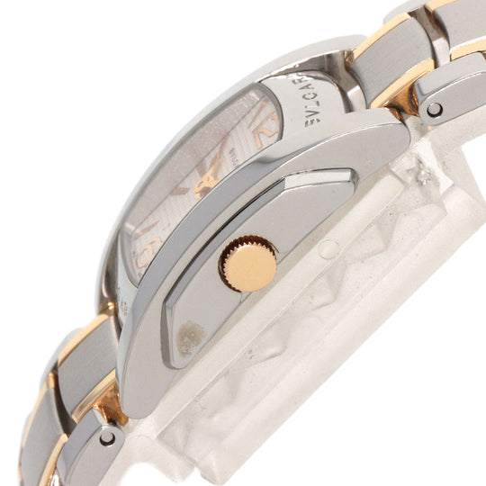 BVLGARI Watches Quartz AA26S Stainless Steel , SSxK18PG gold Assioma Ivory dial Women Used Authentic