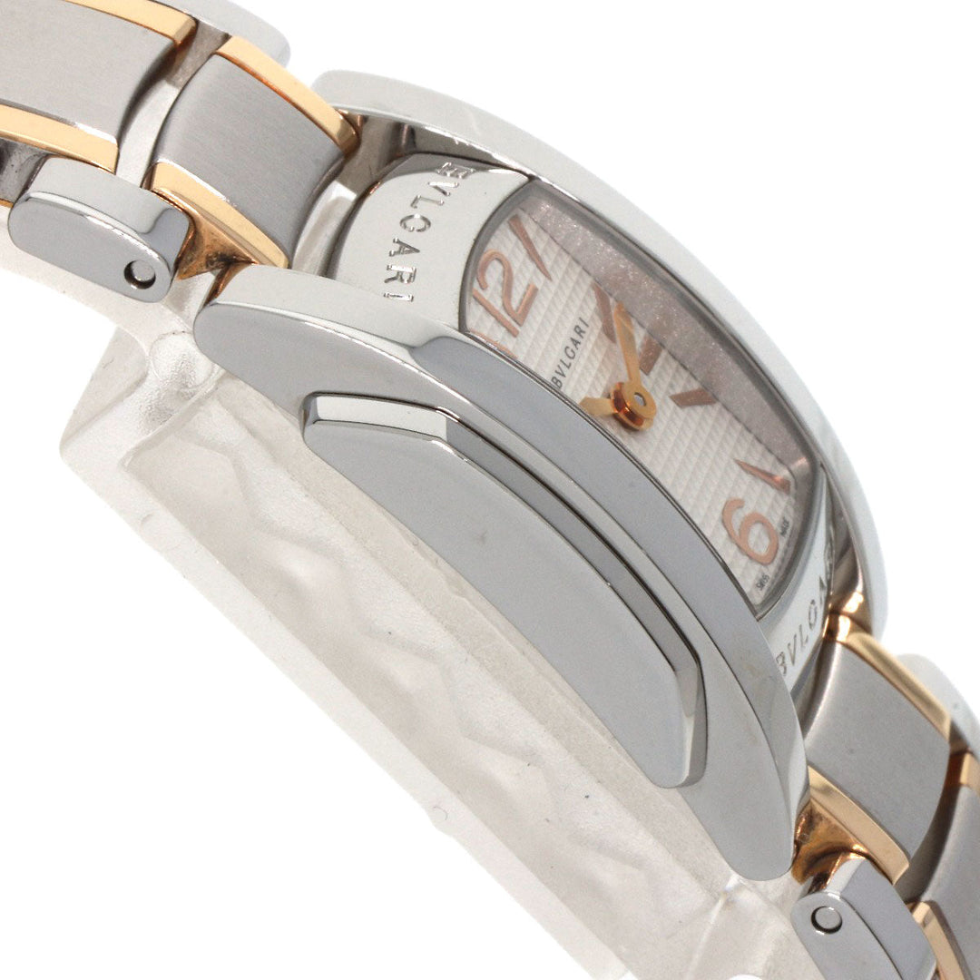 BVLGARI Watches Quartz AA26S Stainless Steel , SSxK18PG gold Assioma Ivory dial Women Used Authentic