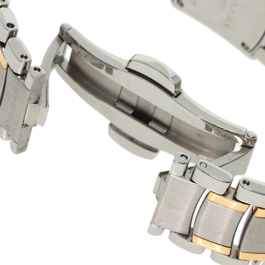 BVLGARI Watches Quartz AA26S Stainless Steel , SSxK18PG gold Assioma Ivory dial Women Used Authentic