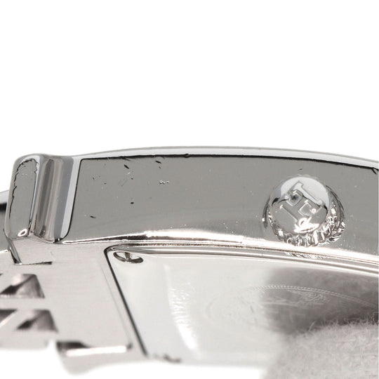 HERMES Watches Quartz HH1.210 Stainless Steel Silver H watch black dial