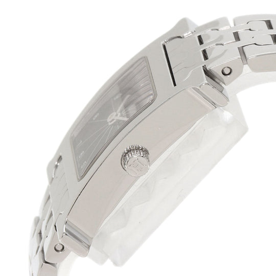 HERMES Watches Quartz HH1.210 Stainless Steel Silver H watch black dial
