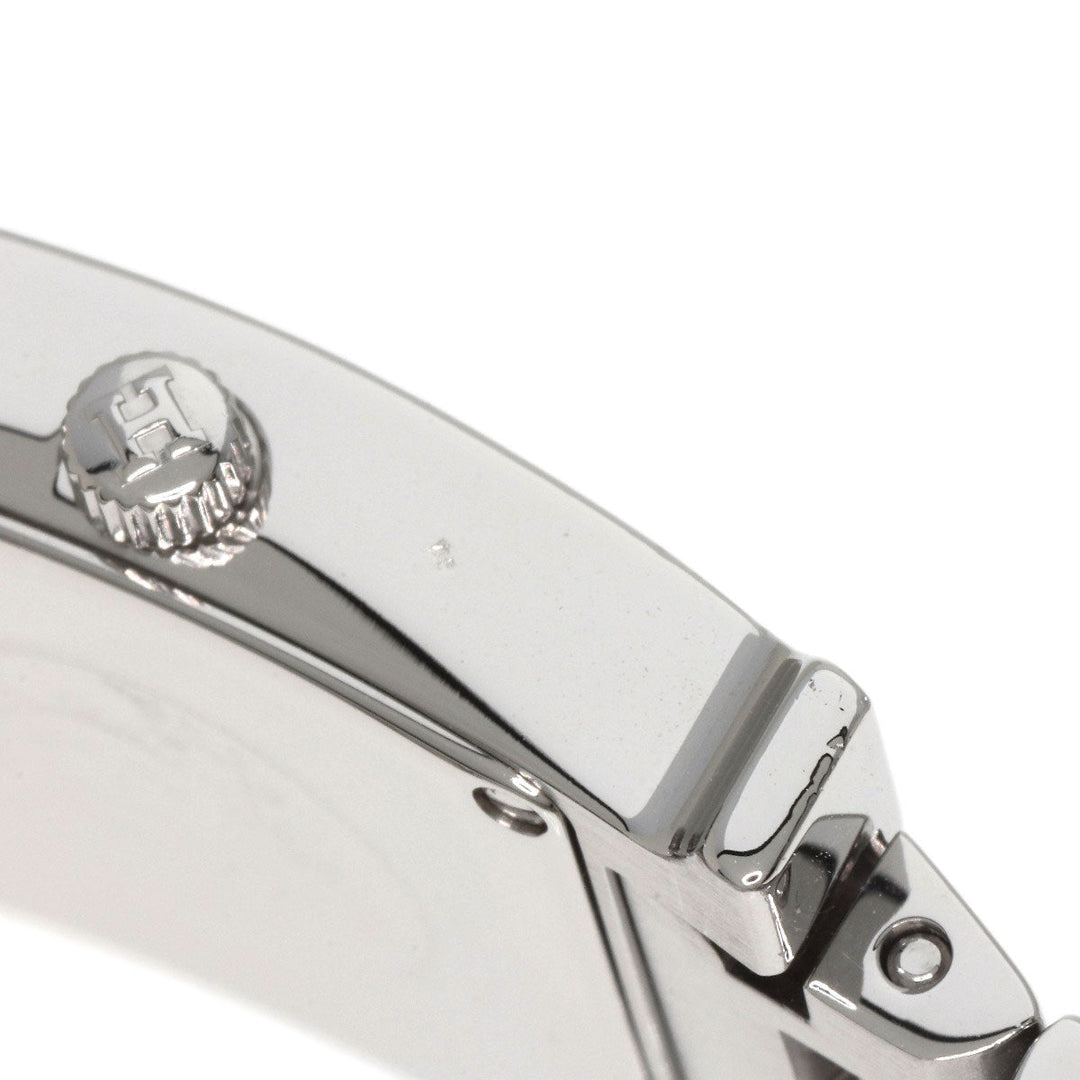 HERMES Watches Quartz HH1.210 Stainless Steel Silver H watch black dial