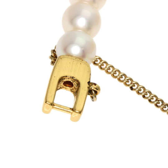 TASAKI Watches Quartz Gold Plated, Pearl gold Pearl watch white dial Women Used Authentic