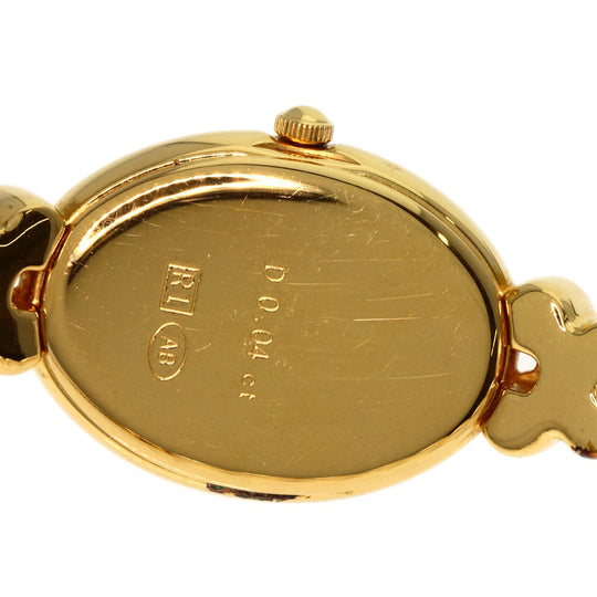 TASAKI Watches Quartz Gold Plated, Pearl gold Pearl watch white dial Women Used Authentic