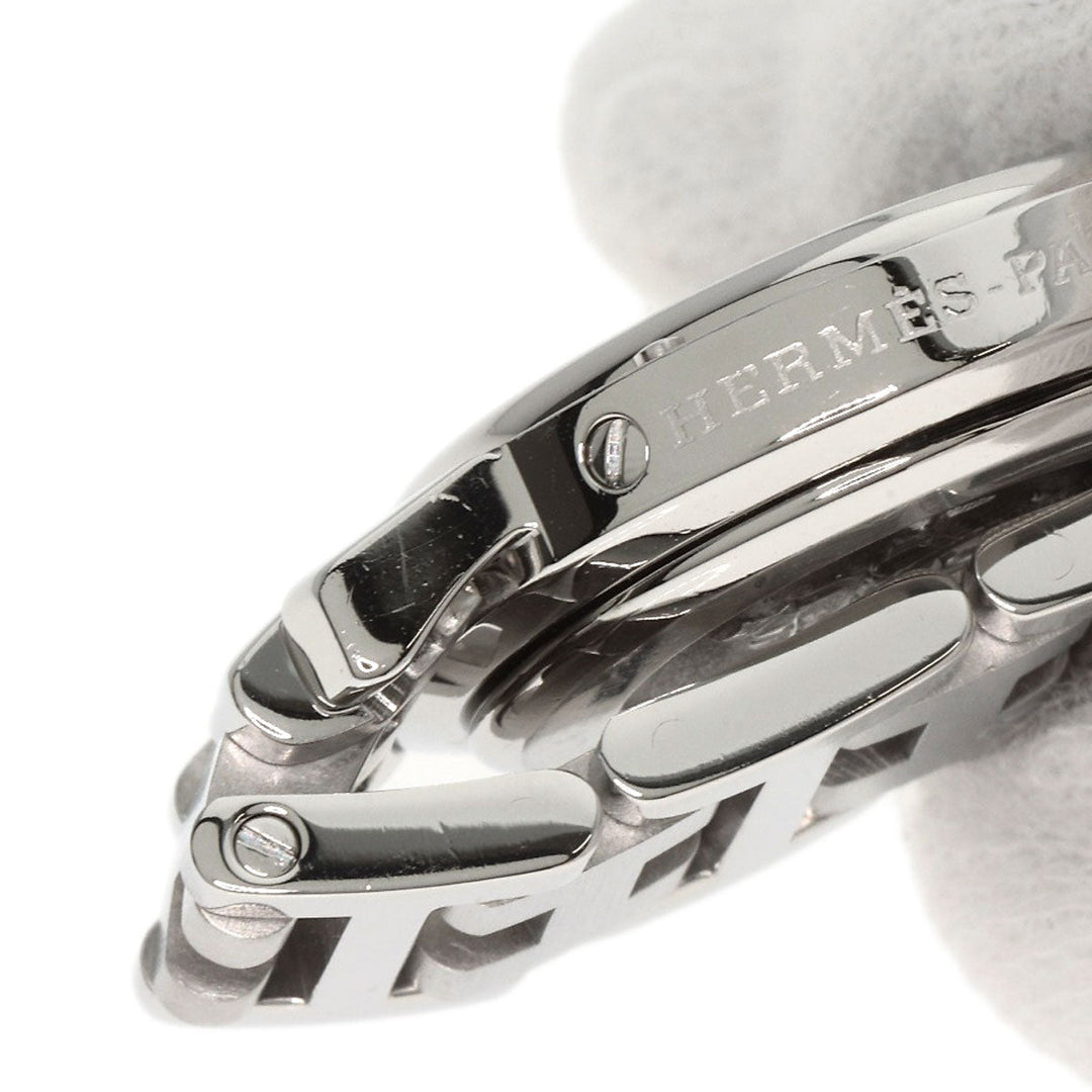 HERMES Watches Quartz CL4.210 Stainless Steel , Stainless Steel Silver Clipper gray dial Women Used Authentic