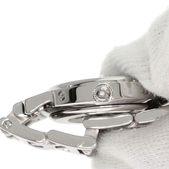 HERMES Watches Quartz CL4.210 Stainless Steel , Stainless Steel Silver Clipper gray dial Women Used Authentic