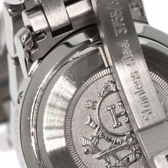 HERMES Watches Quartz CL4.210 Stainless Steel , Stainless Steel Silver Clipper gray dial Women Used Authentic