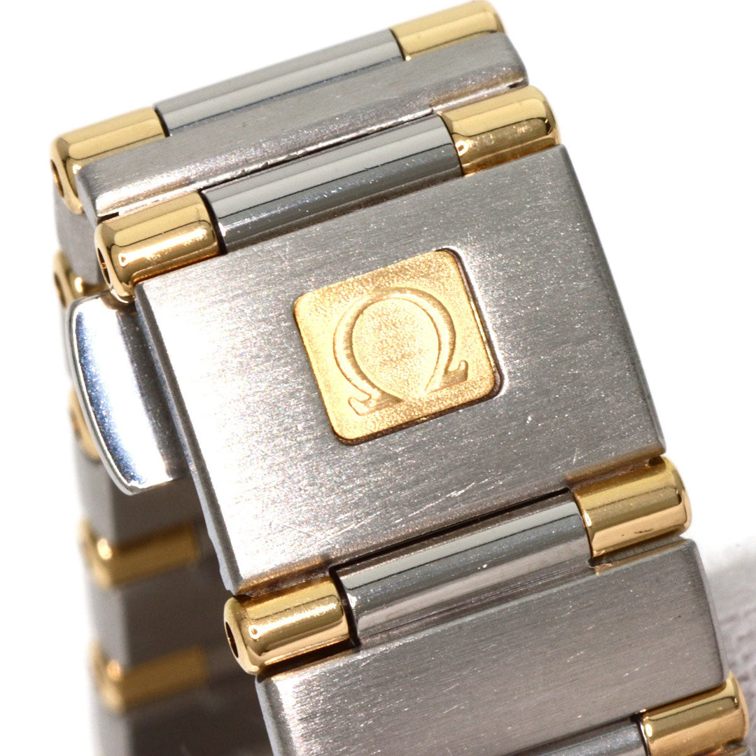 OMEGA Watches Quartz 1367.10 Stainless Steel, SSxK18YG, Diamond gold Constellation Mini Bezel Diamond gold dial Women Used Authentic