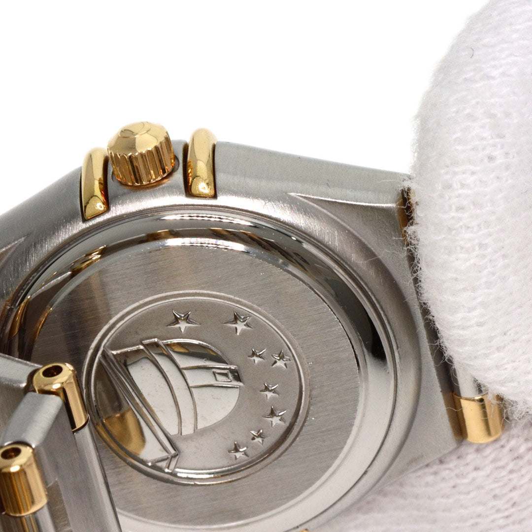 OMEGA Watches Quartz 1367.10 Stainless Steel, SSxK18YG, Diamond gold Constellation Mini Bezel Diamond gold dial Women Used Authentic