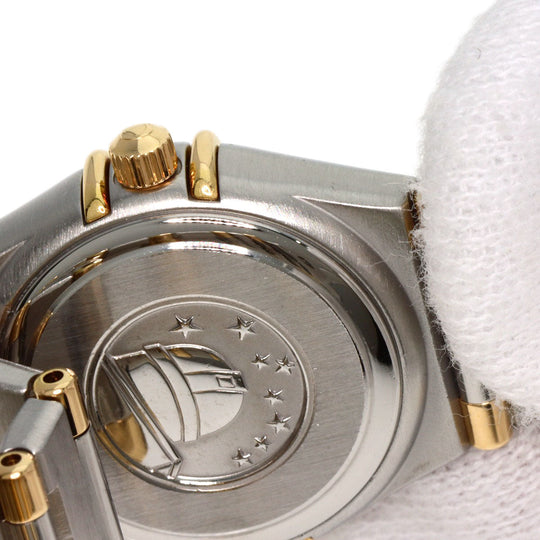 OMEGA Watches Quartz 1367.10 Stainless Steel, SSxK18YG, Diamond gold Constellation Mini Bezel Diamond gold dial Women Used Authentic