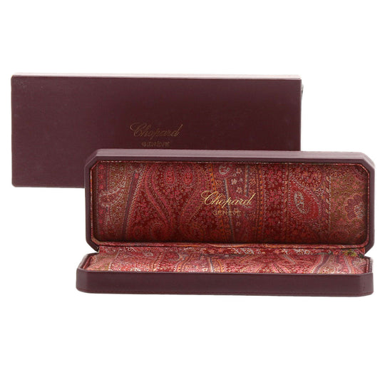 Chopard Watches Quartz 43/6031S K18YG, leather gold Kashmir Diamond Maker Complete White shell dial Women Used Authentic