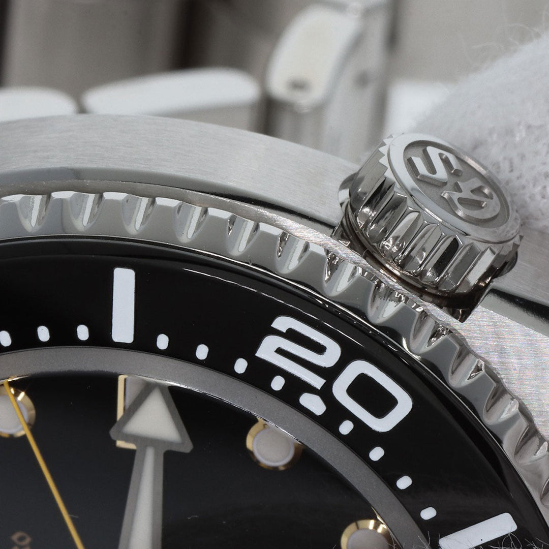 SEIKO Watches Quartz SBGX339 9F61-0AM0 Stainless Steel , Stainless Steel Silver Grand Seiko Sports Collection Limited to 800 pieces black dial mens Used Authentic