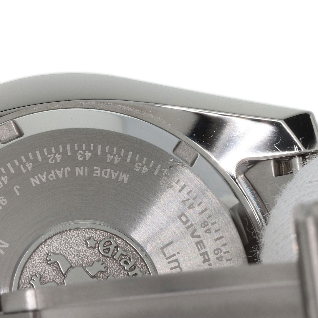 SEIKO Watches Quartz SBGX339 9F61-0AM0 Stainless Steel , Stainless Steel Silver Grand Seiko Sports Collection Limited to 800 pieces black dial mens Used Authentic