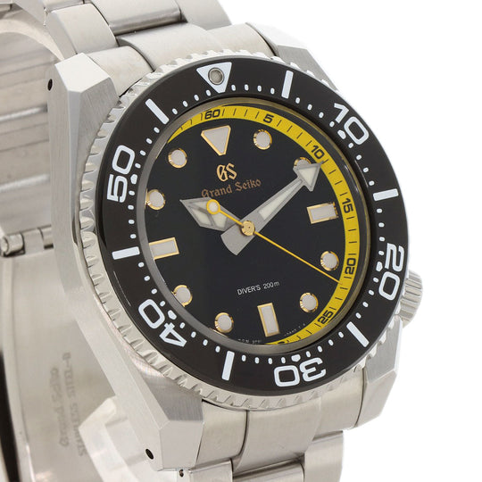 SEIKO Watches Quartz SBGX339 9F61-0AM0 Stainless Steel , Stainless Steel Silver Grand Seiko Sports Collection Limited to 800 pieces black dial mens Used Authentic